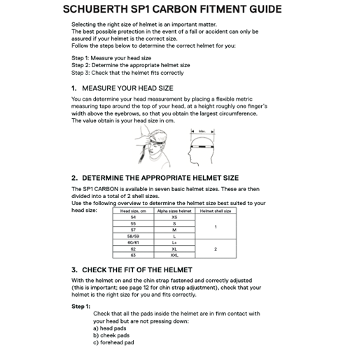 Schuberth SP1 8859 Carbon