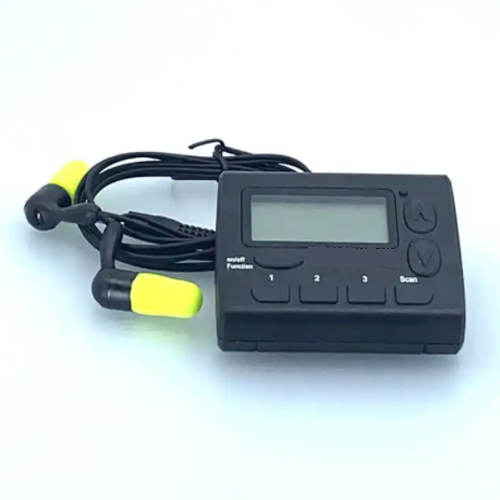 Race Receiver With Earbuds